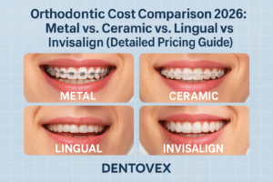 Orthodontic Cost Comparison 2026 Metal vs. Ceramic vs. Lingual vs. Invisalign (Detailed Pricing Guide)